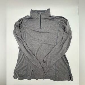 REI Women’s Heather Gray Zip Up Sweater, Outdoor Lifestyle